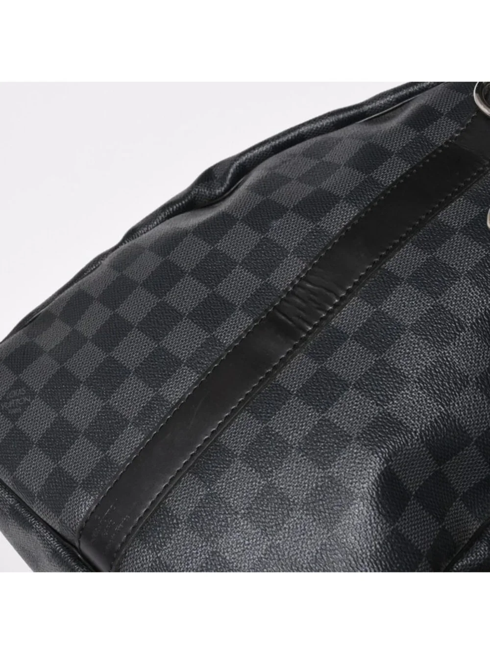 Louis Vuitton Keepall Bandouliere 55 Boston Bag Damier Graphite Black